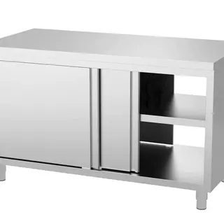 RVS doorgeefkasten met schuifdeuren