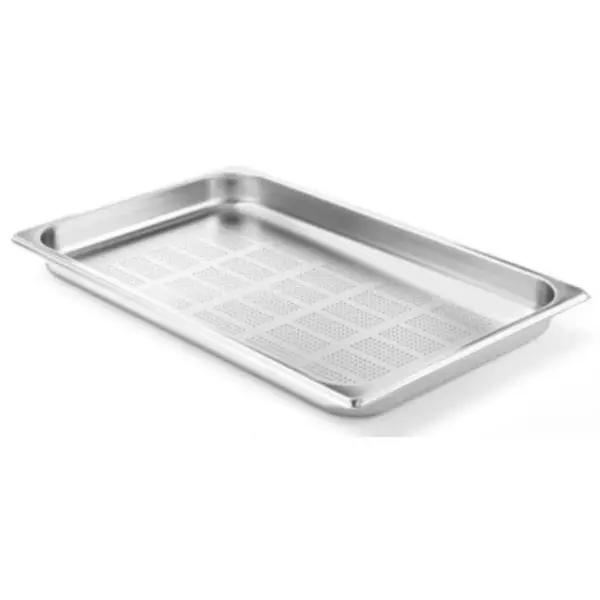 GN-Bak | ProfiLine | RVS | 1/1 GN | Hoogte 20mm | Geperforeerd | 265x162x20(h)mm