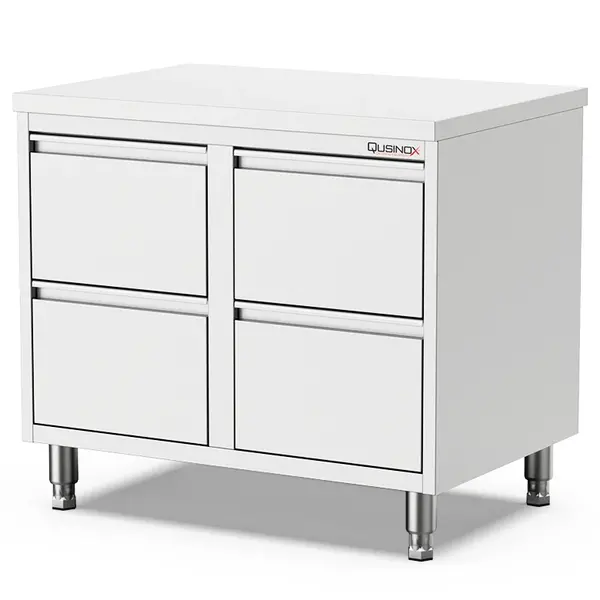 Werkbank | 700 LINE | RVS | 4 Laden | 800x700x900(h)mm