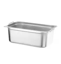HENDI GN-Bak | BudgetLine | RVS | 1/1 GN | Hoogte 200mm | Handgrepen | 530x325x200(h)mm