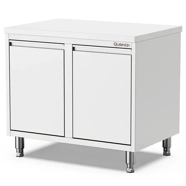 Werkbank | 700 LINE | RVS | Kanteldeuren | 800x700x900(h)mm