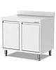 Qusinox Werkbank | 700 LINE | RVS | Kanteldeuren | Achteropstand | 1000x700x900(h)mm 