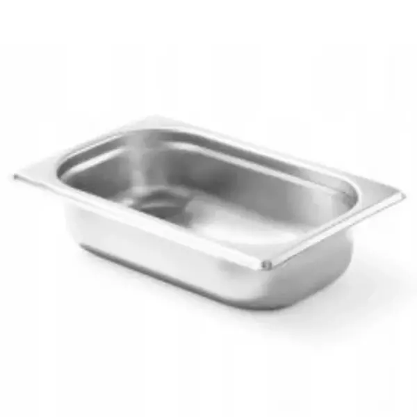 GN-Bak | BudgetLine | RVS | 1/4 GN | Hoogte 65mm | 265x162x65(h)mm
