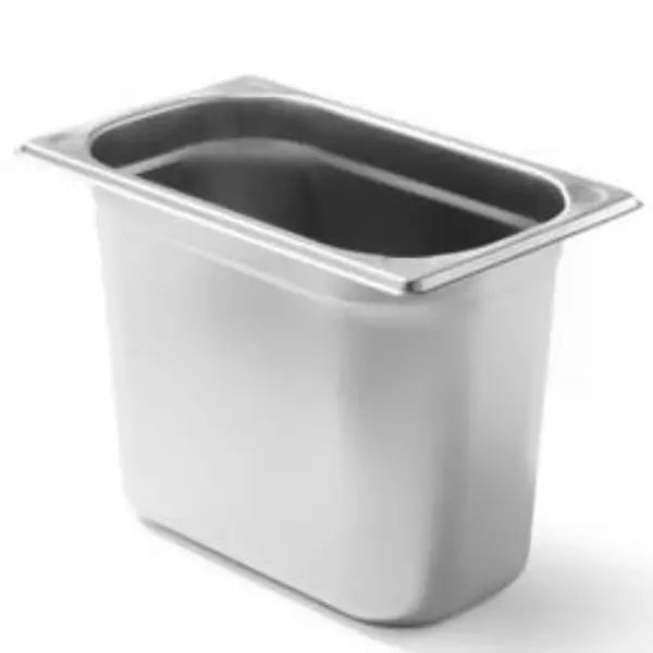 GN-Bak | KitchenLine | RVS | 1/4 GN | Hoogte 200mm | 265x162x200(h)mm