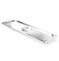 HENDI GN-Deksel | ProfiLine | RVS | 2/4 GN | Handgreep
