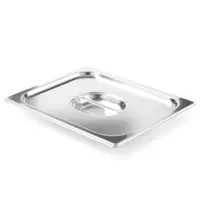 HENDI GN-Deksel | ProfiLine | RVS | 1/2 GN | Handgreep