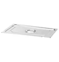 HENDI GN-Deksel | ProfiLine | RVS | 1/1 GN | Handgreep | Lepeluitsparing