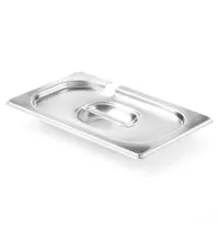 HENDI GN-Deksel | ProfiLine | RVS | 1/4 GN | Handgreep | Lepeluitsparing 