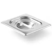 HENDI GN-Deksel | KitchenLine | RVS | 1/6 GN | Handgreep