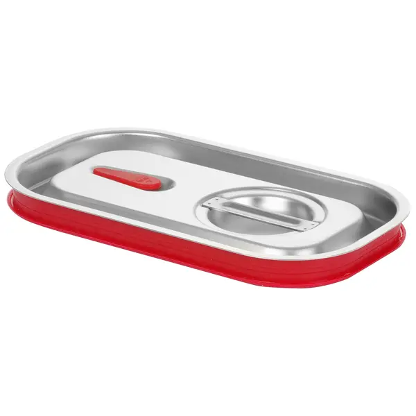 GN-Deksel | KitchenLine | RVS | 1/4 GN | Handgreep | Luchtdicht