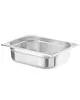 HENDI GN-Bak | KitchenLine | RVS | 1/2 GN | Hoogte 100mm | Geperforeerd | 325x265x100(h)mm 