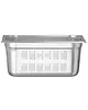 HENDI GN-Bak | ProfiLine | RVS | 1/3 GN | Hoogte 150mm | Geperforeerd | 325x176x150(h)mm 