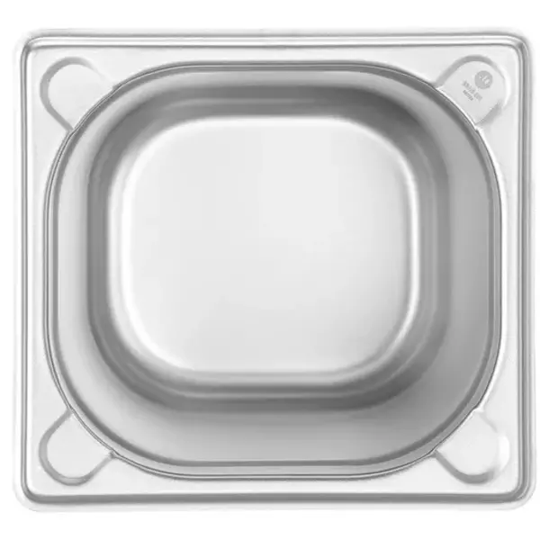 GN-Bak | KitchenLine | RVS | 1/6 GN | Hoogte 150mm | 176x162x150(h)mm