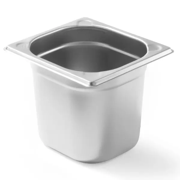 GN-Bak | KitchenLine | RVS | 1/6 GN | Hoogte 150mm | 176x162x150(h)mm