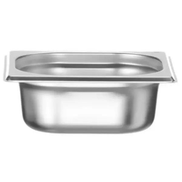 GN-Bak | BudgetLine | RVS | 1/6 GN | Hoogte 65mm | 176x162x65(h)mm