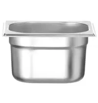 HENDI GN-Bak | BudgetLine | RVS | 1/6 GN | Hoogte 100mm | 176x162x100(h)mm 