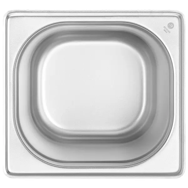 GN-Bak | BudgetLine | RVS | 1/6 GN | Hoogte 150mm | 176x162x150(h)mm
