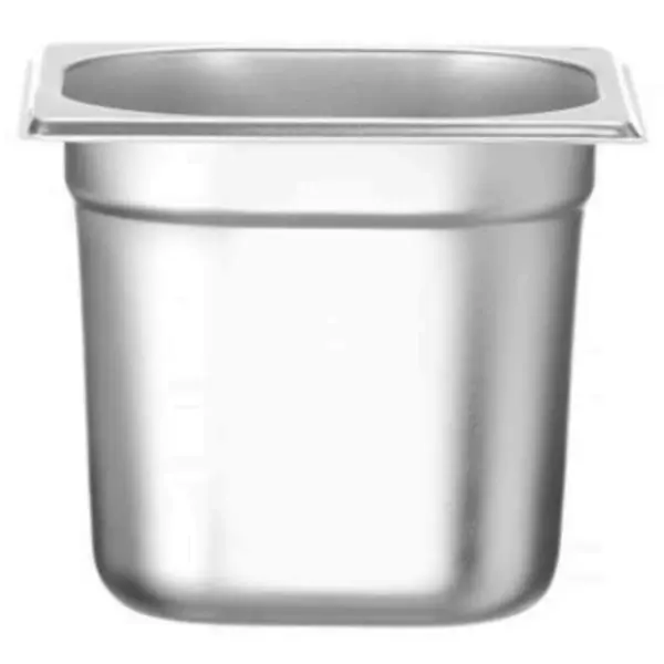 GN-Bak | BudgetLine | RVS | 1/6 GN | Hoogte 150mm | 176x162x150(h)mm