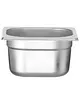 HENDI GN-Bak | ProfiLine | RVS | 1/6 GN | Hoogte 100mm | 176x162x100(h)mm 