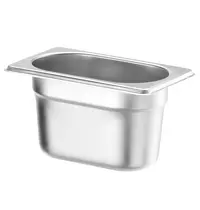 HENDI GN-Bak | BudgetLine | RVS | 1/9 GN | Hoogte 100mm | 176x108x100(h)mm 