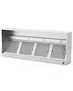 Qusinox RVS afzuigkap doosmodel | 2200x1000x400(h)mm 