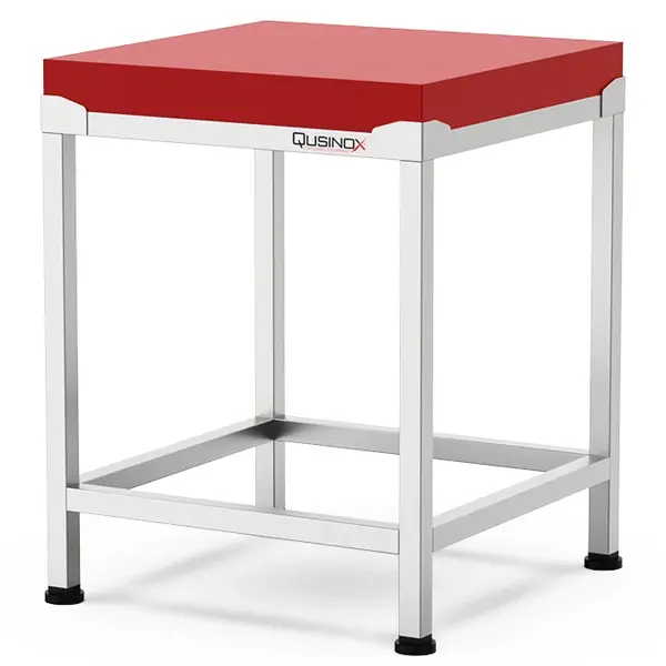 Hakblok | RVS/Polyethyleen | Blokdikte 80mm | Gelast | 700x600x900(h)mm