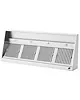Qusinox RVS afzuigkap schuin model | 3200x1000x400(h)mm 