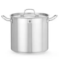 HENDI Kookpan | ProfiLine | RVS | 10L | Div. Warmtebronnen | Incl. Deksel | Ø240x220(h)mm 