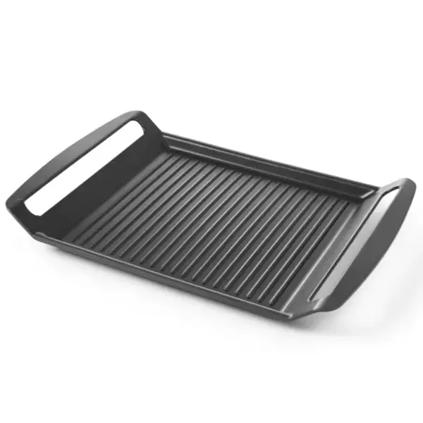 Grillplaat | TITANIUM PROFESSIONAL | Aluminium (Antiaanbaklaag) | Div. Warmtebronnen | 390x260x35(h)mm