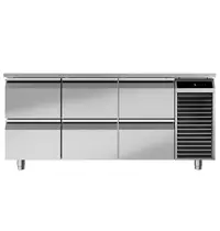 Liebherr Koelwerkbank | PERFORMANCE | 440L | 6 Laden (1/1 GN) | -2°C/+8°C | Geforceerd | Temperatuuralarm | 1780x700x850(h)mm