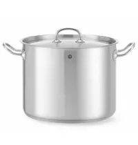 HENDI Kookpan | KitchenLine | RVS | 13.5L | Div. Warmtebronnen | Incl. Deksel | Ø280x220(h)mm