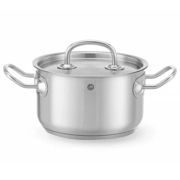 Kookpan | KitchenLine | RVS | 1.9L | Div. Warmtebronnen | Incl. Deksel | Ø160x95(h)mm