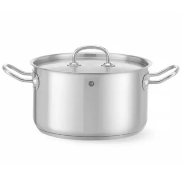 Kookpan | KitchenLine | RVS | 6L | Div. Warmtebronnen | Incl. Deksel | Ø240x135(h)mm