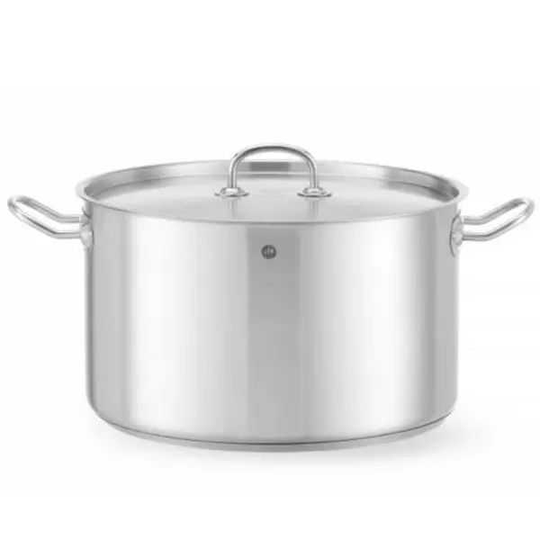 Kookpan | KitchenLine | RVS | 15L | Div. Warmtebronnen | Incl. Deksel | Ø320x190(h)mm