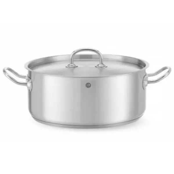 Kookpan | KitchenLine | RVS | 7.3L | Div. Warmtebronnen | Incl. Deksel | Ø280x120(h)mm