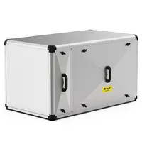 Qusinox Geurfilterkast | 5000m³/u | 18 Carbonfilters | 6A | 0.75kW (230V) | 1500x760x760(h)mm 