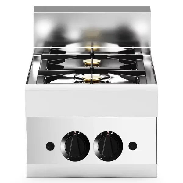 Fornuis | FUN 650 | Aardgas | 2 Branders (3.6+5kW) | Piëzo Ontsteking | 400x650x448(h)mm