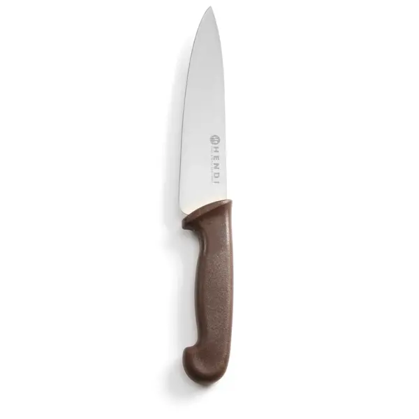 Koksmes | RVS | Bruin (Gegaard Vlees) | HACCP | Lengte 320mm