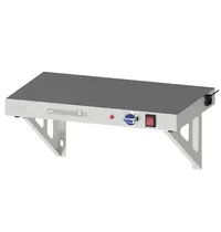 Casselin Verwarmd Wandschap | RVS | 1/1 GN | ≤90°C | 0.45kW (230V) | Incl. Wandbevestiging | 530x325x251(h)mm 