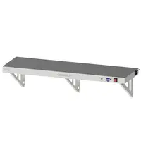 Casselin Verwarmd Wandschap | RVS | 2x 1/1 GN | ≤90°C | 0.9kW (230V) | Incl. Wandbevestiging | 1060x325x251(h)mm 