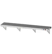 Casselin Verwarmd Wandschap | RVS | 3x 1/1 GN | ≤90°C | 1.35kW (230V) | Incl. Wandbevestiging | 1590x325x251(h)mm 