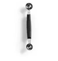 HENDI Meloenbolletjeslepel | RVS | Zwart | Lengte 165mm 