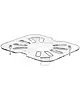 Cambro Lekrooster | Polycarbonaat | 1/6 GN 