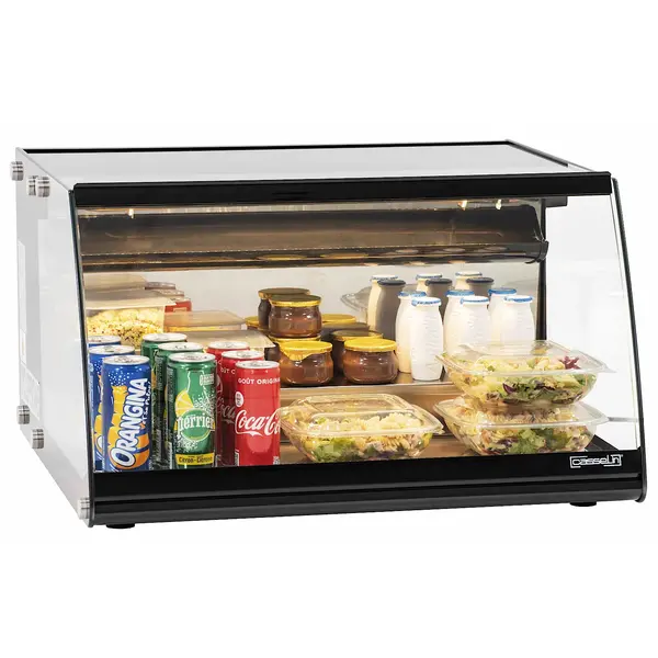 Koelvitrine | 65L | Zwart | +2°C/+12°C | Statisch | 1 Niveau | 662x634x394(h)mm