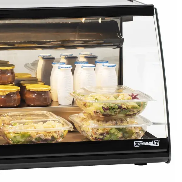 Koelvitrine | 65L | Zwart | +2°C/+12°C | Statisch | 1 Niveau | 662x634x394(h)mm