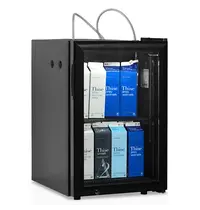 Tefcold Melkkoeler | SERIE BC | 67L | Zwart | +2°C/+10°C | Statisch + Ventilator | 432x496x668(h)mm 
