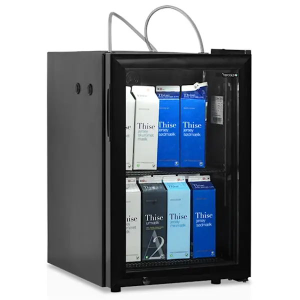 Melkkoeler | SERIE BC | 67L | Zwart | +2°C/+10°C | Statisch + Ventilator | 432x496x668(h)mm