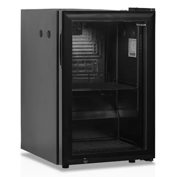 Melkkoeler | SERIE BC | 67L | Zwart | +2°C/+10°C | Statisch + Ventilator | 432x496x668(h)mm