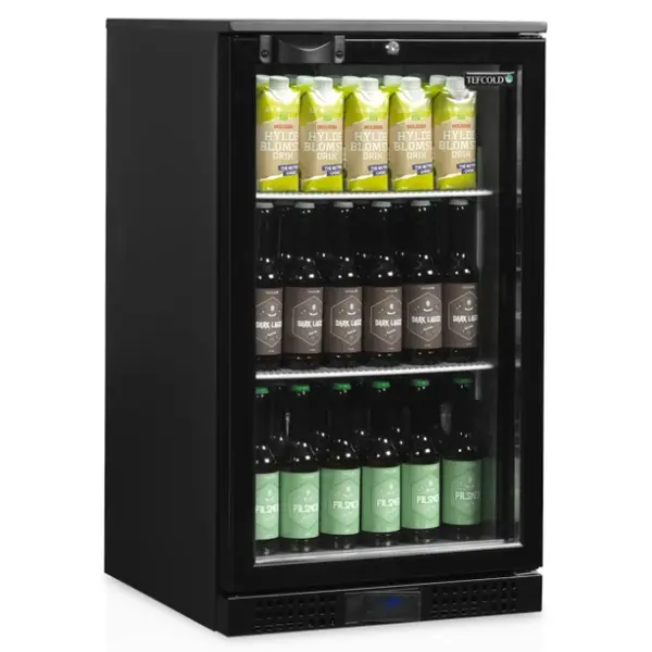 Barkoelkast | SERIE DB | Energiezuinig | 105L | Zwart | +2°C/+10°C | Geforceerd | 500x520x870(h)mm