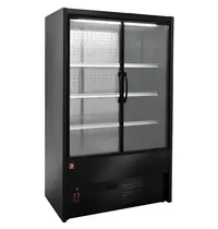 Diamond Wandkoeling | DALLAS | Zwart | +3°C/+6°C | Geforceerd | Draaideuren | 1200x710x1995(h)mm 